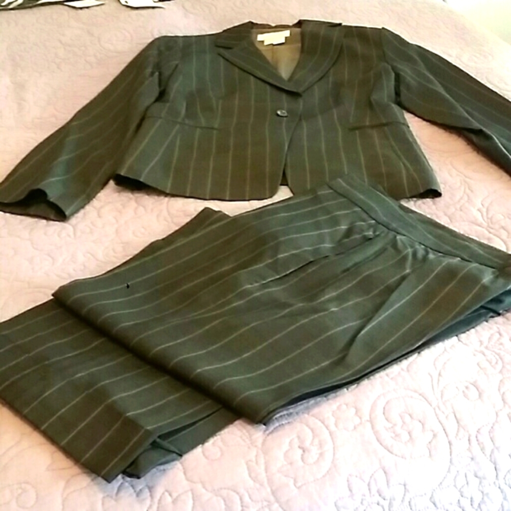 Zara pinstriped suit